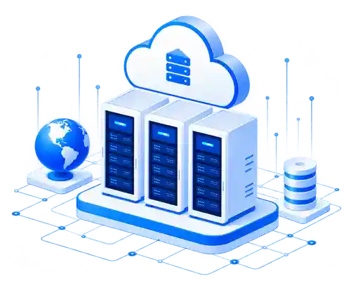 福州NVMe备份服务器与云计算基础设施示意图